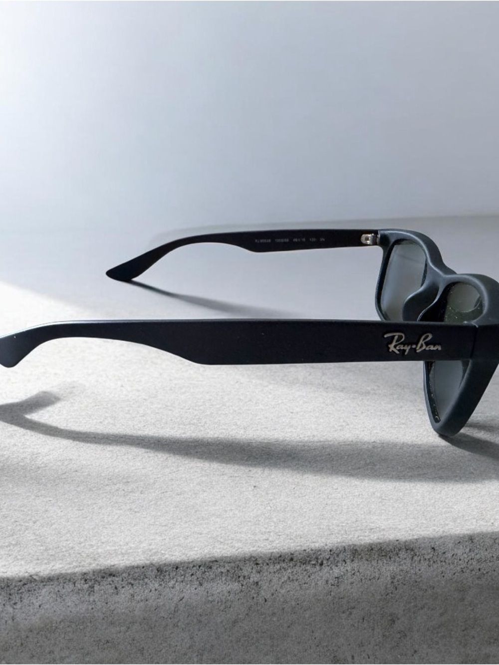 Ray-Ban Junior Blue Mirror Sunglasses Black Frame - Picture 5 of 5